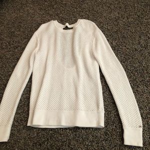 Calia athletic sweater! Open back!